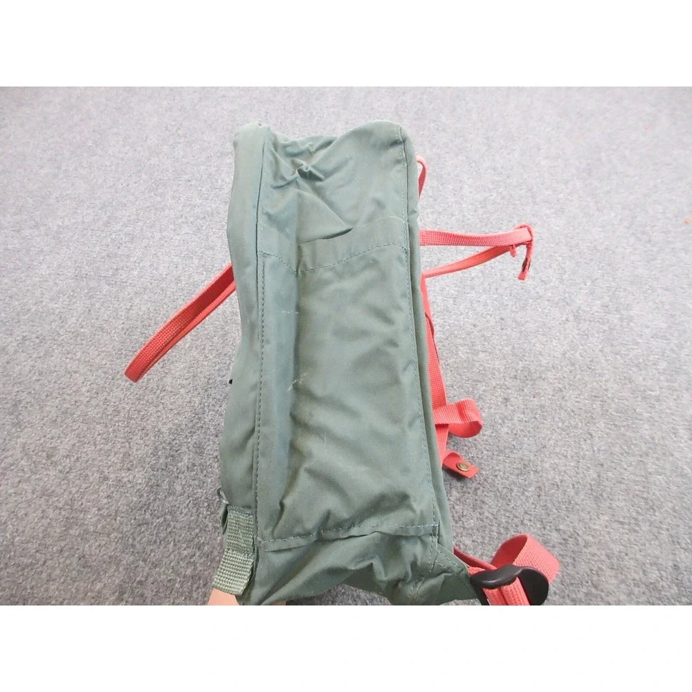 Fjallraven Kanken Sling‎ Mini Backpack Frost Green Coral Pink Casual Pocket